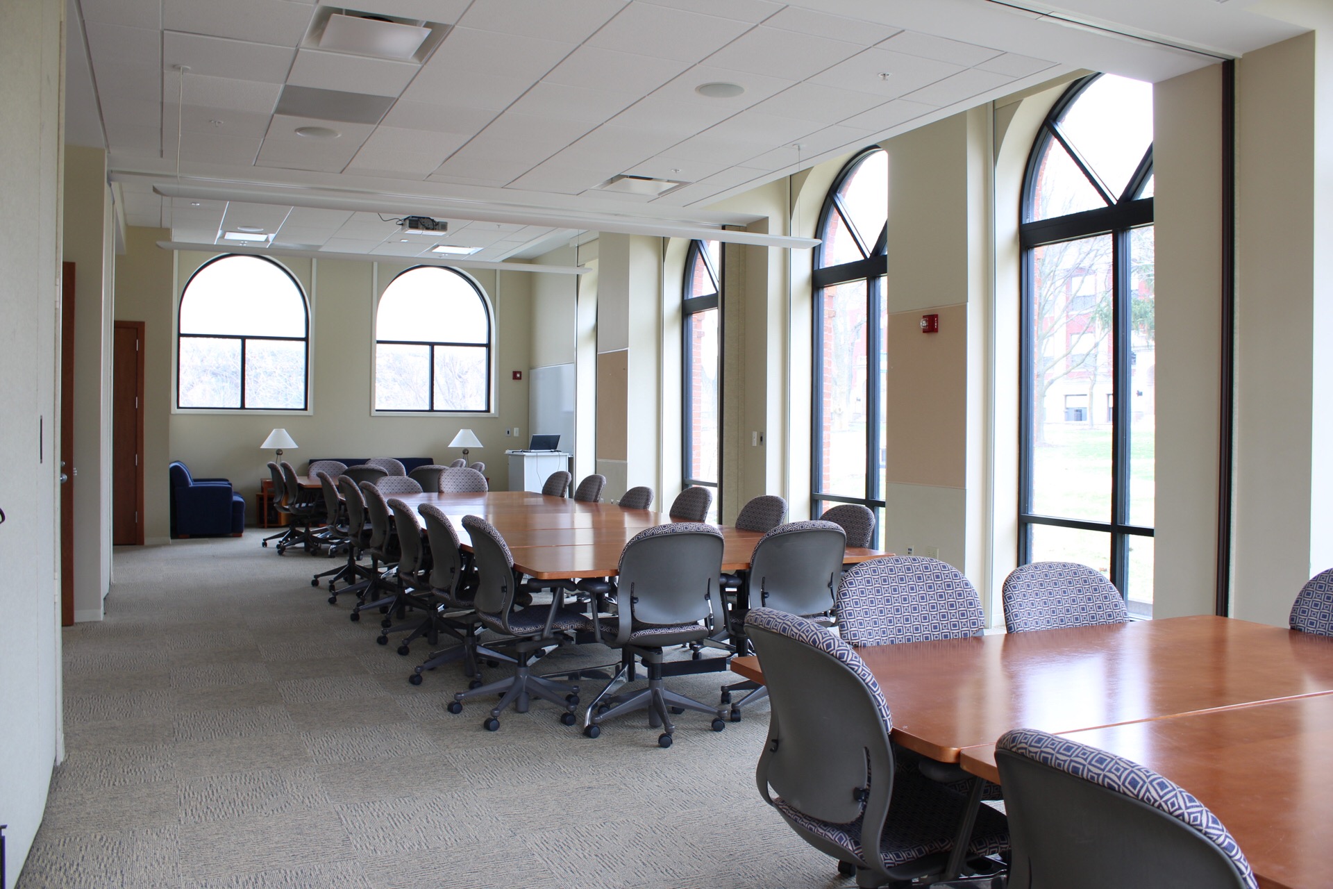 View from North to South ends of the CATS conference room.