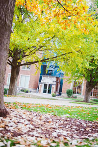 Campus in autumn.