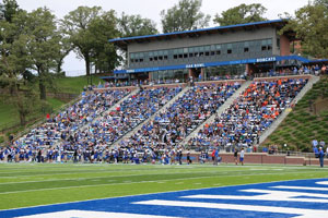 More than 1500 people attended Saturday afternoon's game.