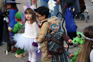 Children in Halloween costumes at the 2016 event.