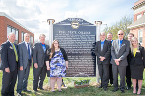 Peru State College Historical Marker Unveiling 2016