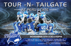Tour-n-Tailgate Poster with information repeated from the article.