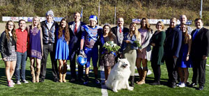 The 2017 Homecoming Court.