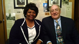Dr. Davis with his wife, Vivian.