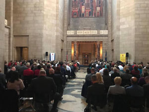 The Department of Education event in the Nebraska State Capitol Rotunda.