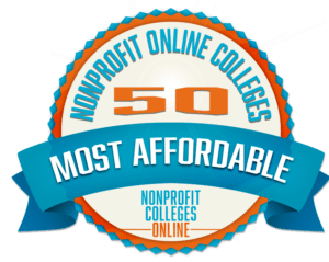 Nonprofit Online Colleges badge