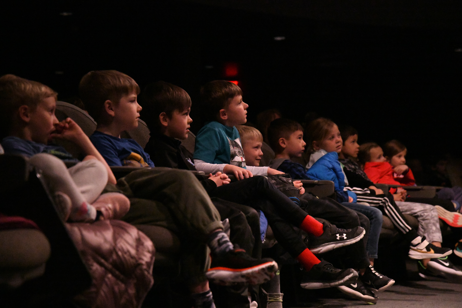 The attendees were enthralled by the performances at the Dr. Seuss Day event presented at Peru State College.